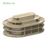G001 wooden bulk food display round fixture