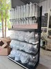 EK-026-11 supermarket bulk organic food display iron shelf 