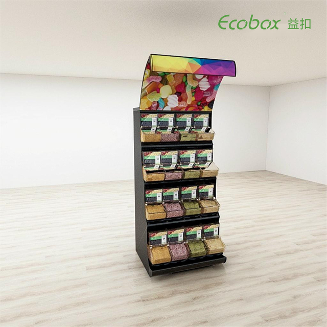 TG-012 new type supermarket bulk food display shelf 