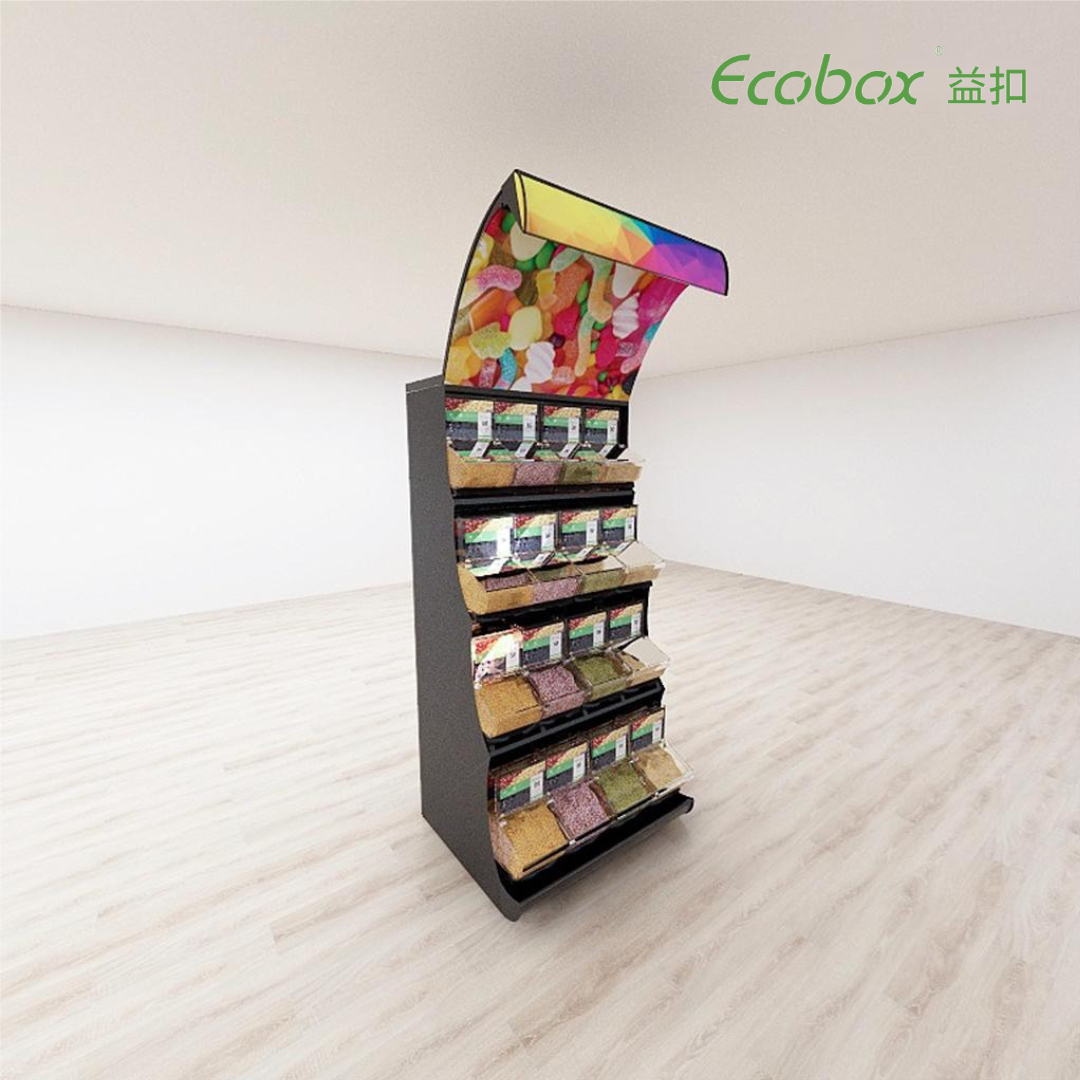 TG-012 new type supermarket bulk food display shelf 