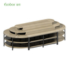 G005 wooden bulk food display round fixture