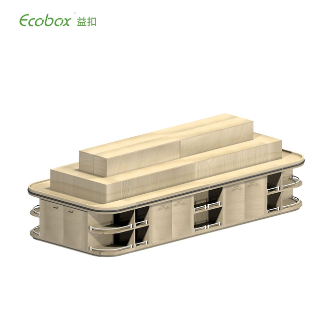 G009 wooden bulk food display round fixture