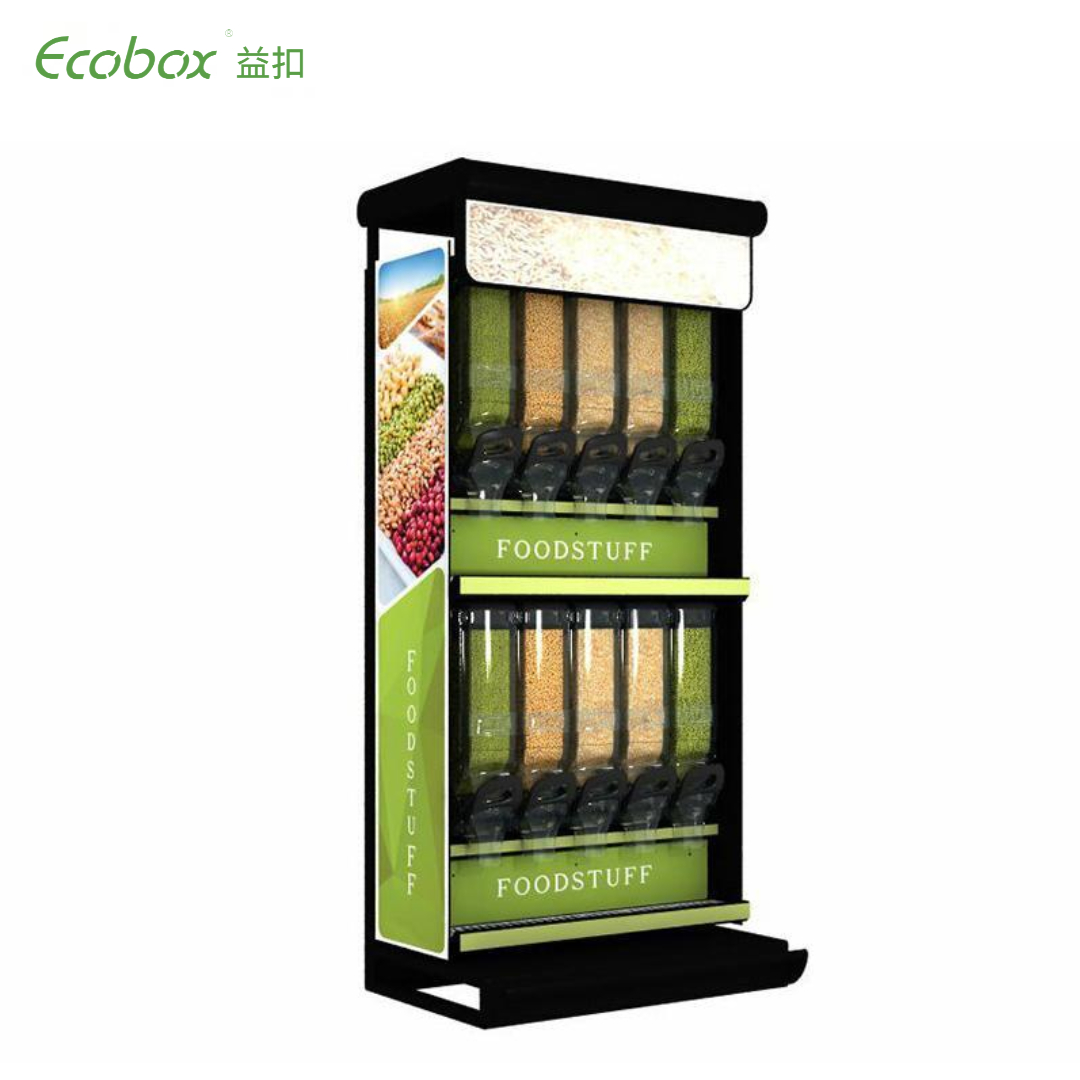 EK-026-10 supermarket bulk organic food display iron shelf 