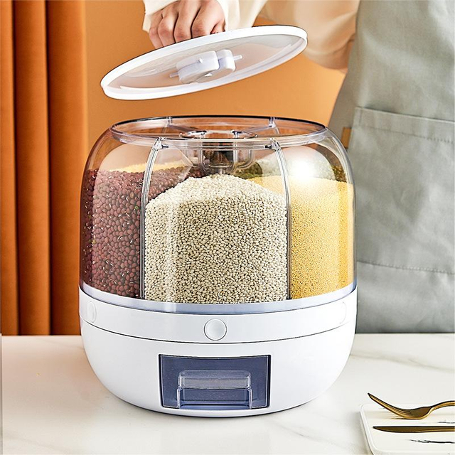 WC-10 Rotray bulk food bucket dispenser