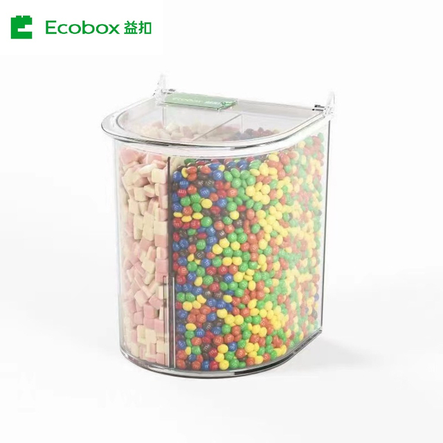 MY-01 separable half-round bulk candy bin 