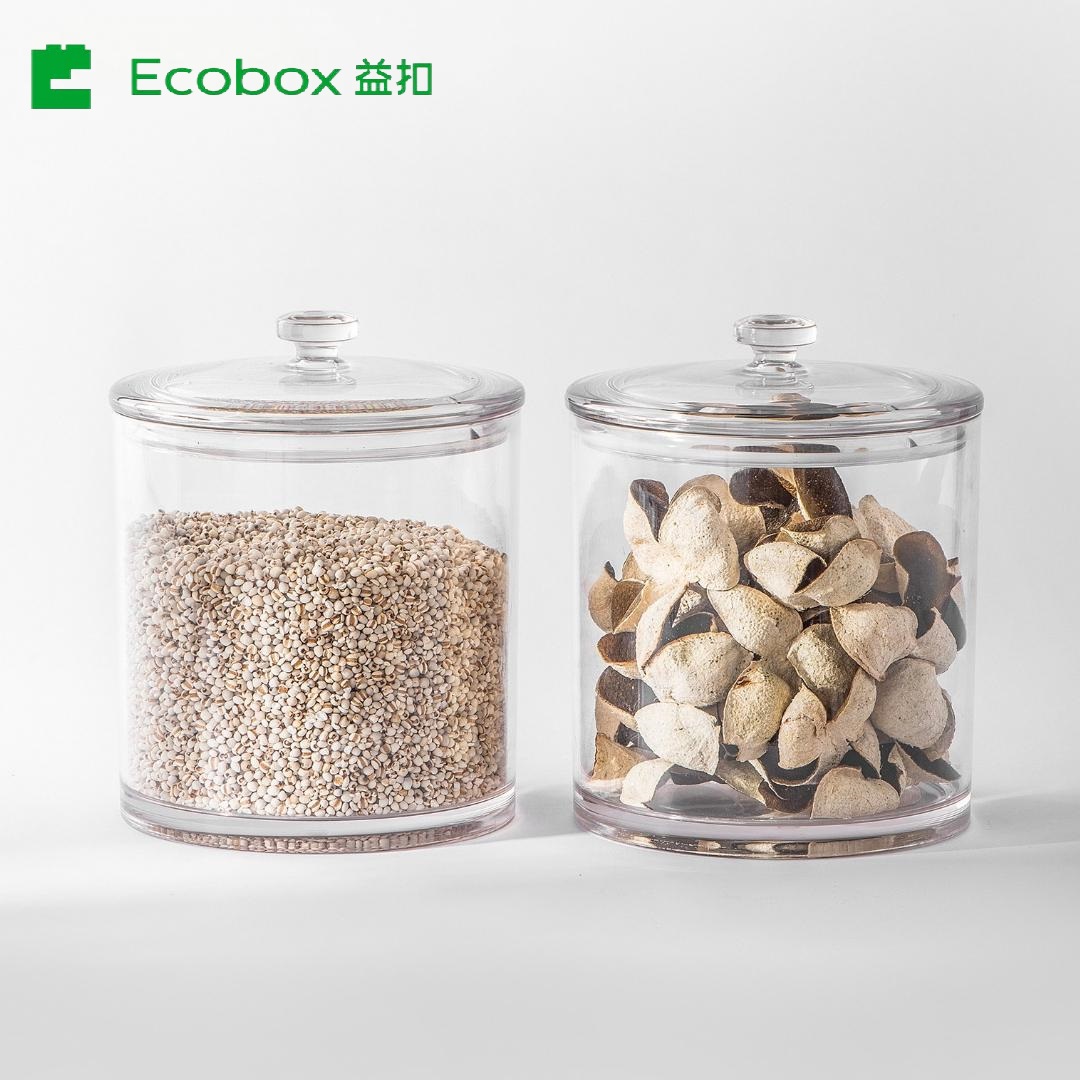 MY-0401 airtight round bulk candy nuts and cereal food bin