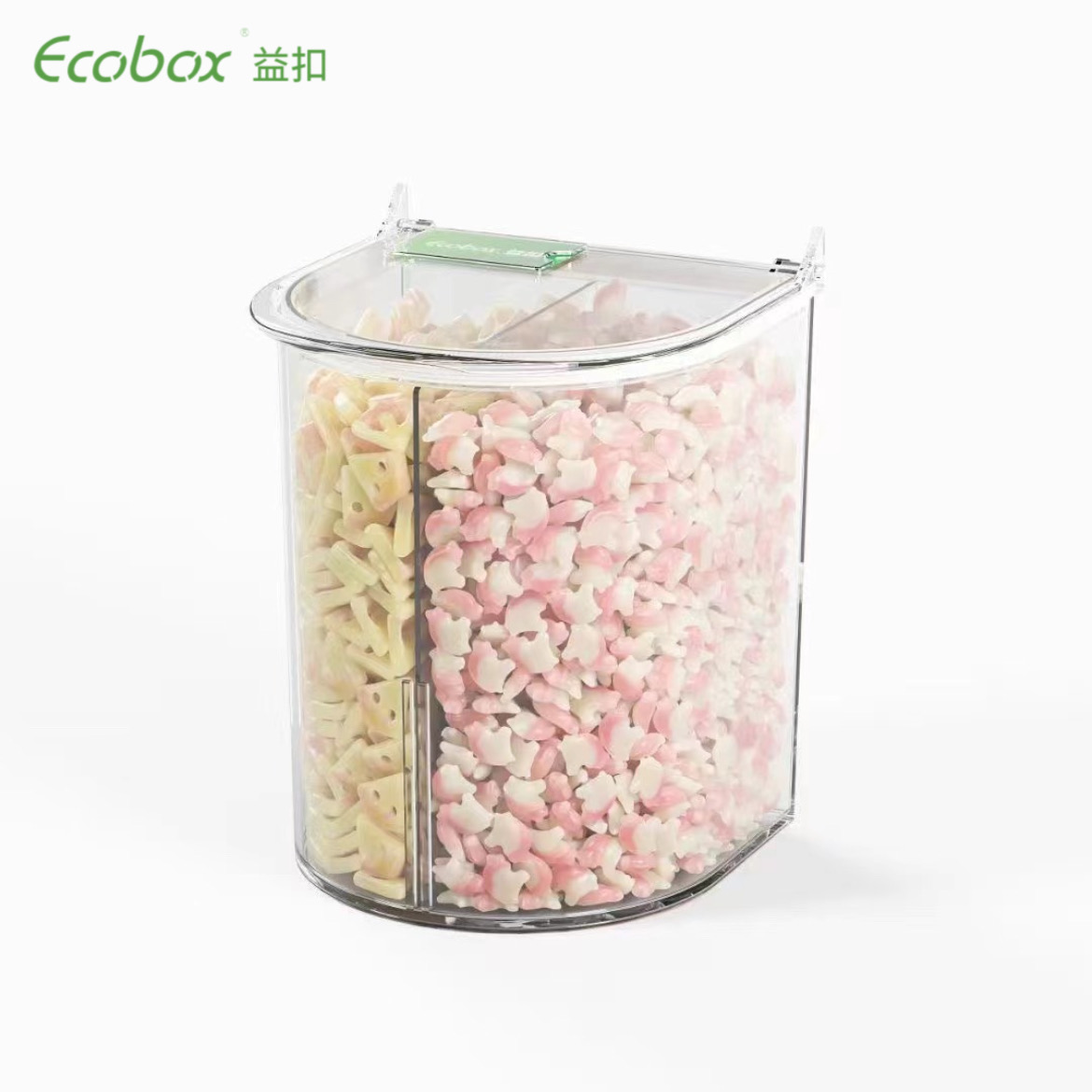 Supermarket Acrylic Plastic Candy Container Grain Bin Snack Containers -  China Plastic Snack Containers, Cereal Storage Box