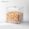 MF-05 airtight square bulk candy nuts and cereal food bin