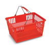 JS-SBT0 grocery plastic handle shopping basket for supermarket 