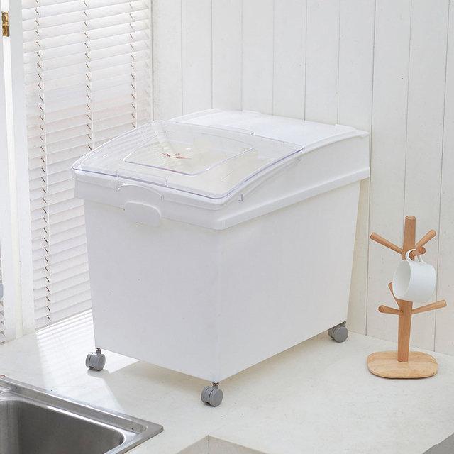 F-8890 movable airtight bulk rice grain bucket