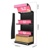 EK-026-3 iron display shelf with food dispensers and bins