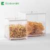 MF-05 airtight square bulk candy nuts and cereal food bin
