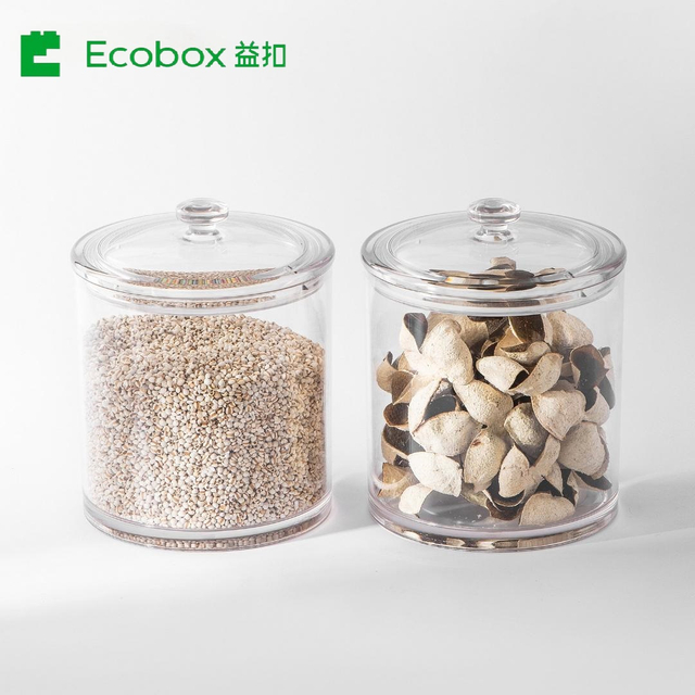 MY-0401 airtight round bulk candy nuts and cereal food bin