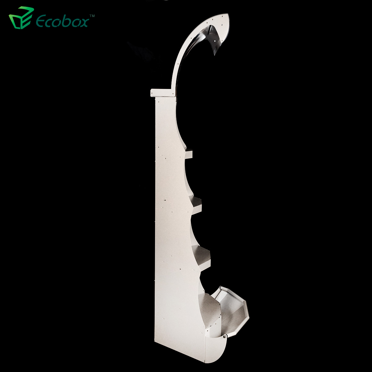 TG-011 supermarket bulk food display corner shelf 