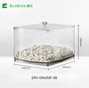 MF-08 airtight square bulk candy nuts and cereal food bin