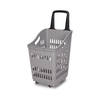 JS-SBT2 grocery plastic handle shopping basket for supermarket 