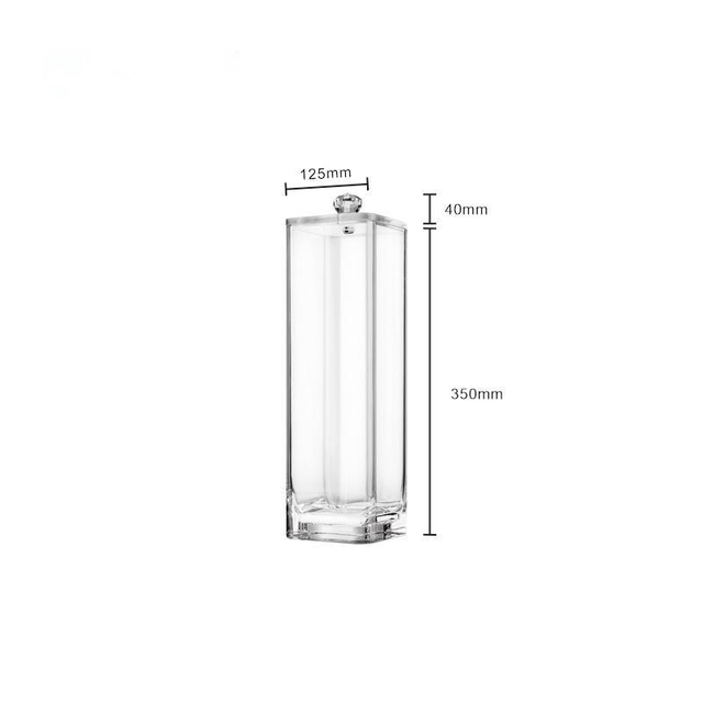 VS100 125 150 airtight square bulk storage jar 