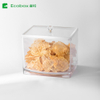 MF-07 airtight square bulk candy nuts and cereal food bin