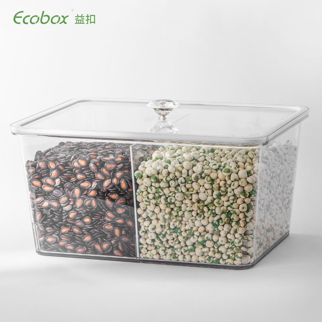 Supermarket Acrylic Plastic Candy Container Grain Bin Snack Containers -  China Plastic Snack Containers, Cereal Storage Box