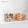 MF-06 airtight square bulk candy nuts and cereal food bin