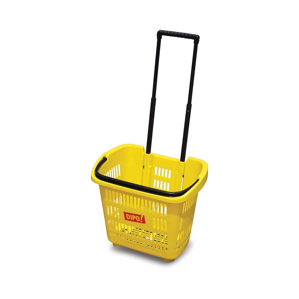 JS-SBT1 grocery plastic handle shopping basket for supermarket 