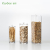 VS100 125 150 airtight square bulk storage jar 