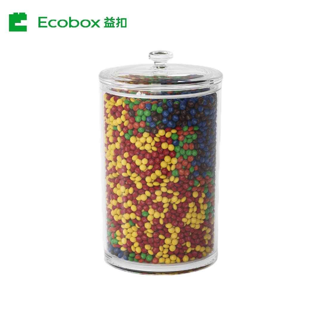 MY-0402 airtight round bulk candy nuts and cereal food bin