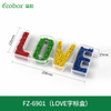 Ecobox FZ-6901 LOVE Wordmark candy decoration container