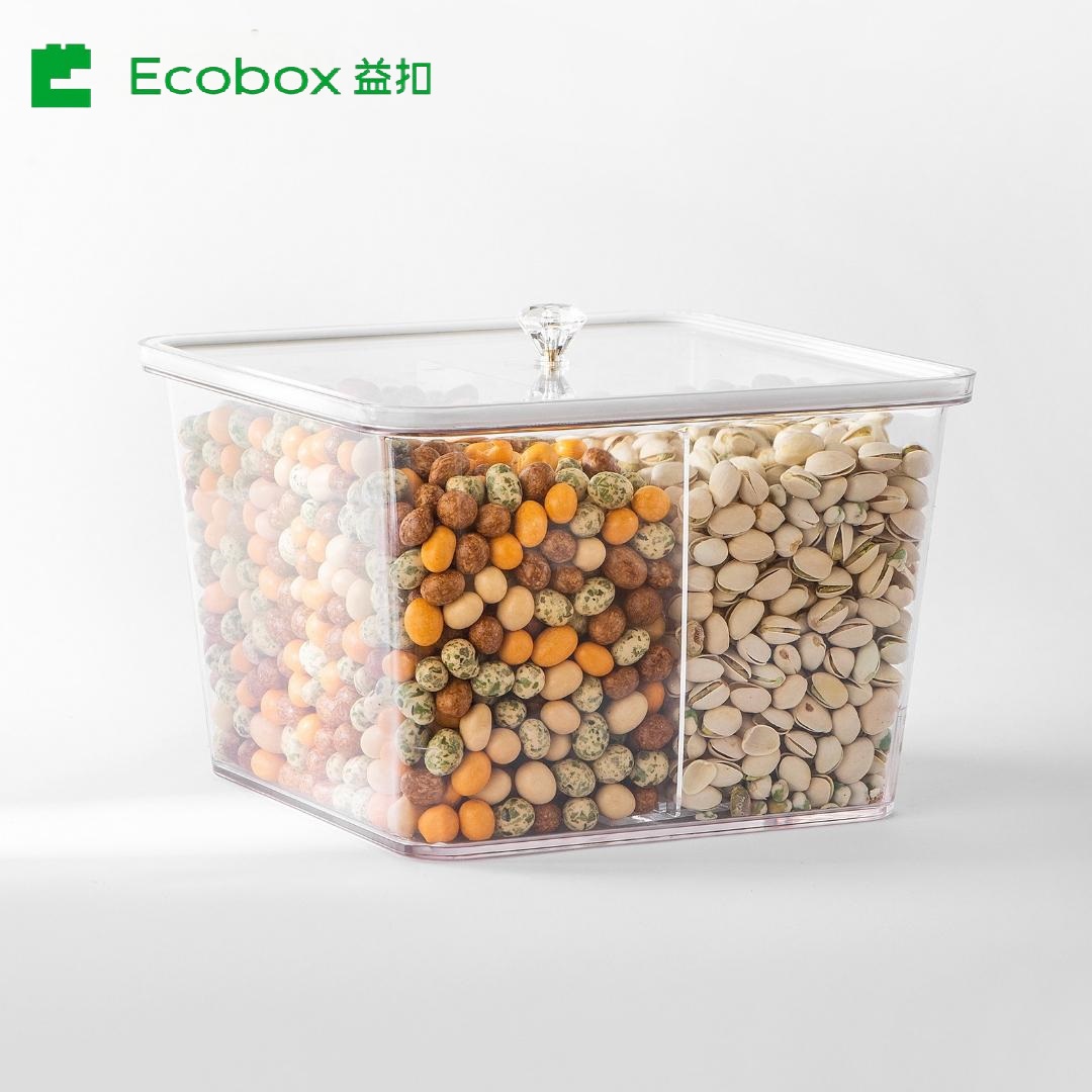 MF-02 airtight square bulk food bin
