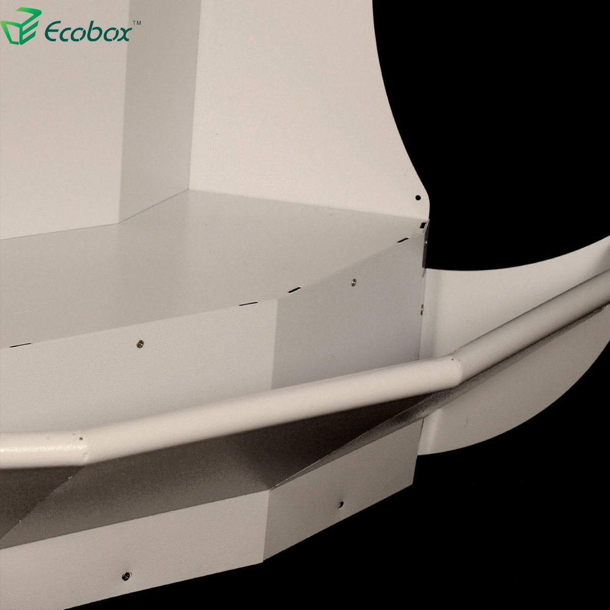 TG-011 supermarket bulk food display corner shelf 