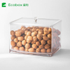 MF-08 airtight square bulk candy nuts and cereal food bin