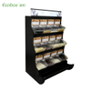 TG-0210 iron shelf display with scoop bins