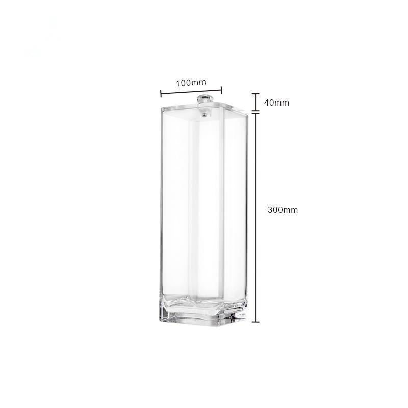 VS100 125 150 airtight square bulk storage jar 