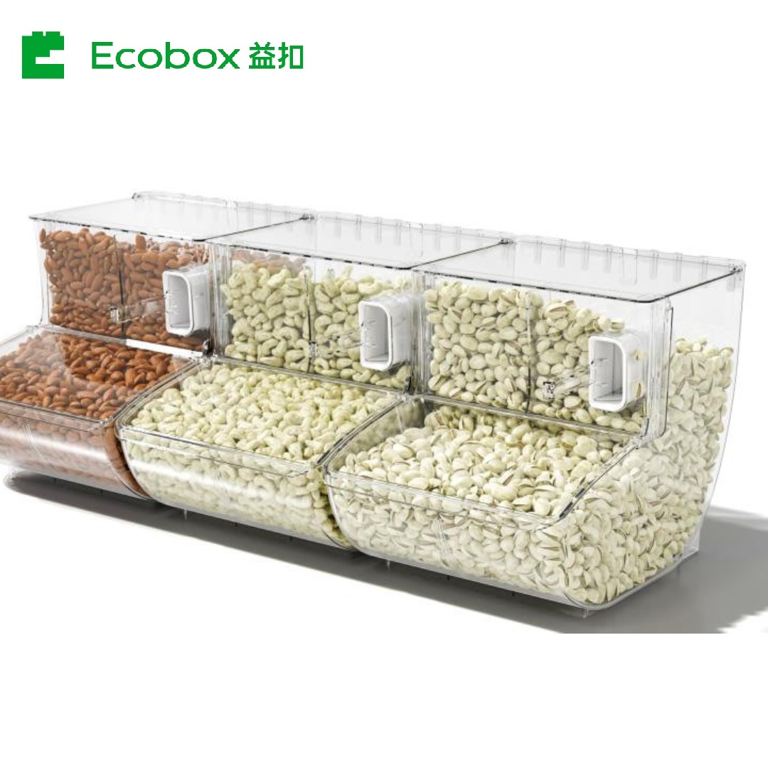 LD-06 bulk cereal nuts containers for retail store