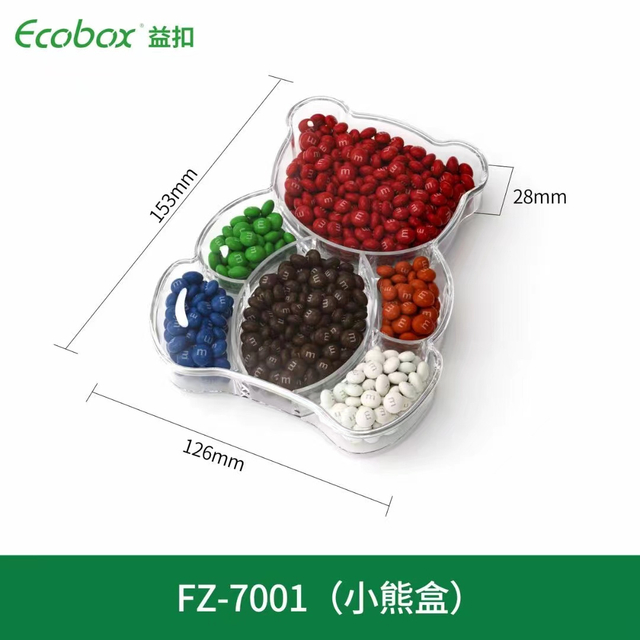 Ecobox FZ-7001 bear box candy decoration container