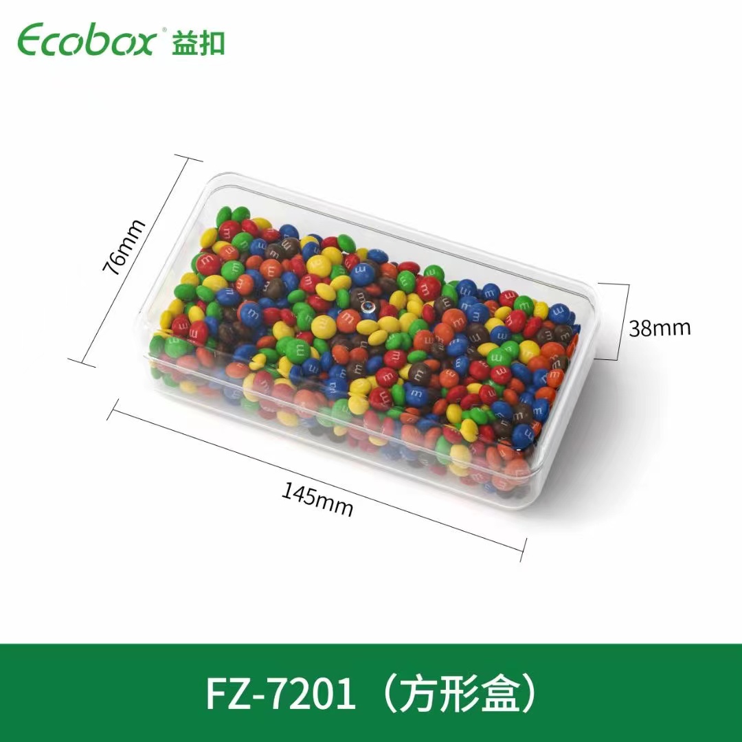 Ecobox FZ-7201 square box candy decoration container