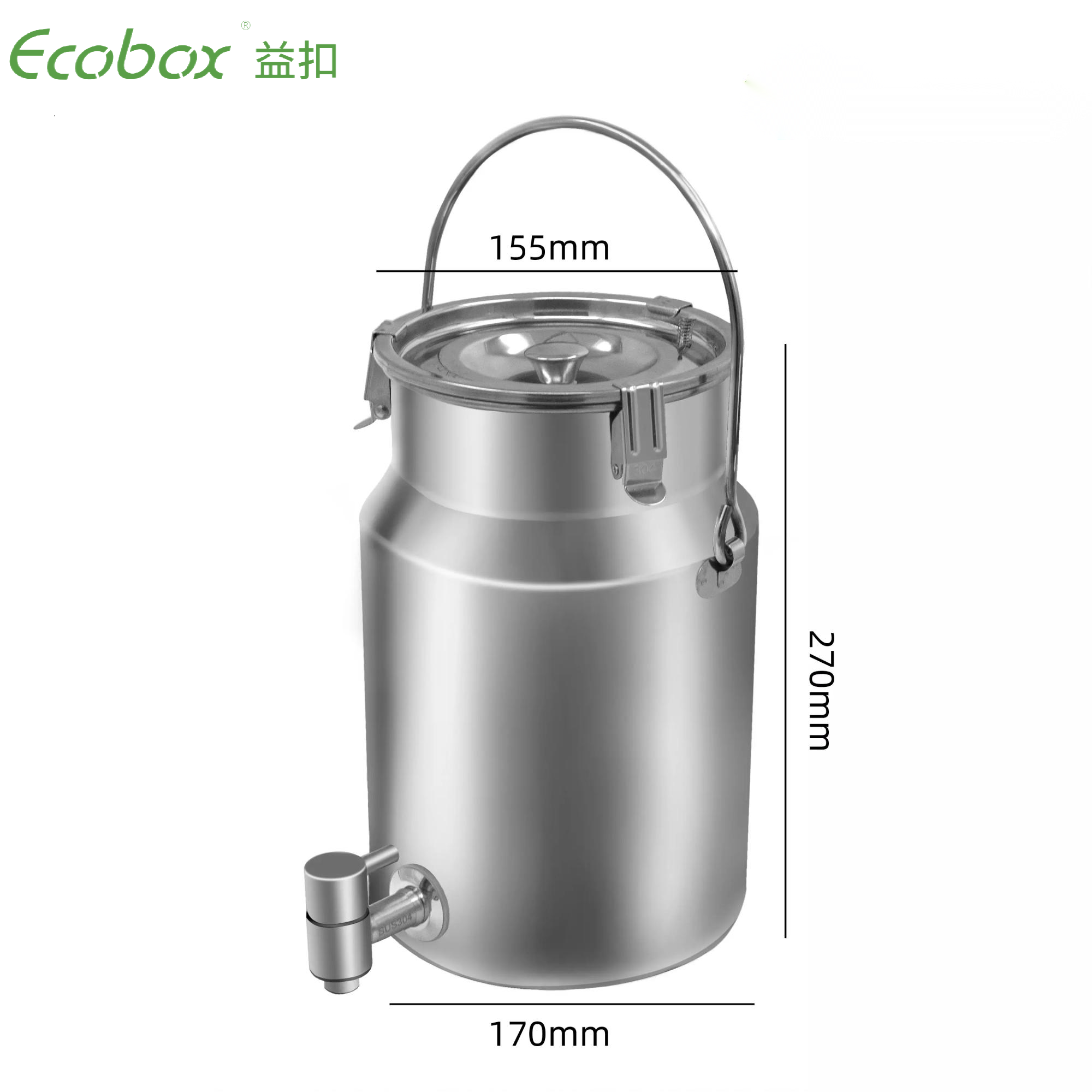 WC200 304 stainless steel oil drum or liquid dispenser
