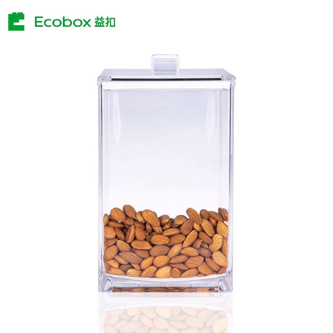 MF-04 square airtight bulk candy food bin