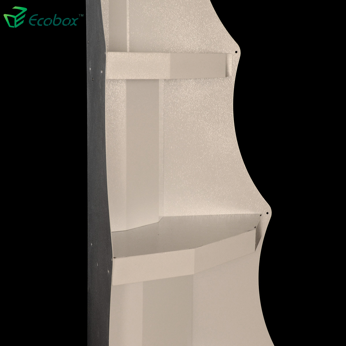 TG-011 supermarket bulk food display corner shelf 