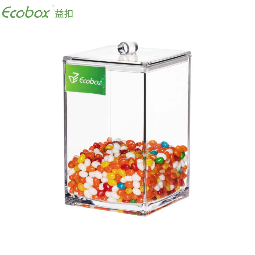 MF-04 square airtight bulk candy food bin