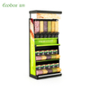 EK-026-1 iron shelf display with dispenser and bins